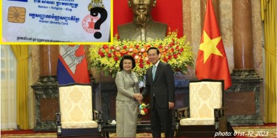 រូបថត៖ លោកស្រី ឃួន សុដារី និង​ប្រធាន​រដ្ឋសភា​វៀតណាម (០១ ធ្នូ ២០២៣)។