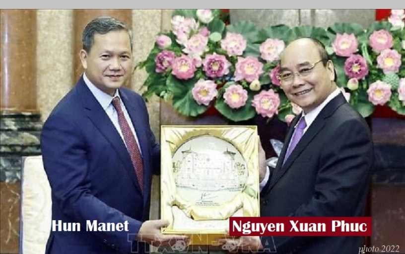 Photo: Hun Manet (Cambodia) & Nguyen uan Phuc (Vietnam)