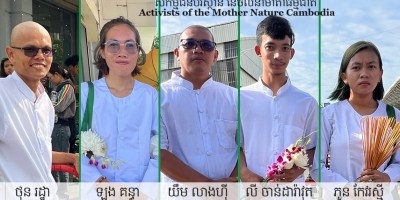 រាប់​ពី​ឆ្វេង (From left)​៖ លោក ថុន រដ្ឋា (Thon Ratha) - កញ្ញា ឡុង គន្ធា (Long Kunthea) - លោក យឹម លាងហ៊ី (Yim Leanghy) - លោក លី ចាន់ដារ៉ាវុត (Ly Chandaravuth) - កញ្ញា ភួន កែវរស្មី (Phoun Keo Raksmey)។ រូបថត​ខែមិថុនា ឆ្នាំ២០២៤ (Photo in June 2024)។