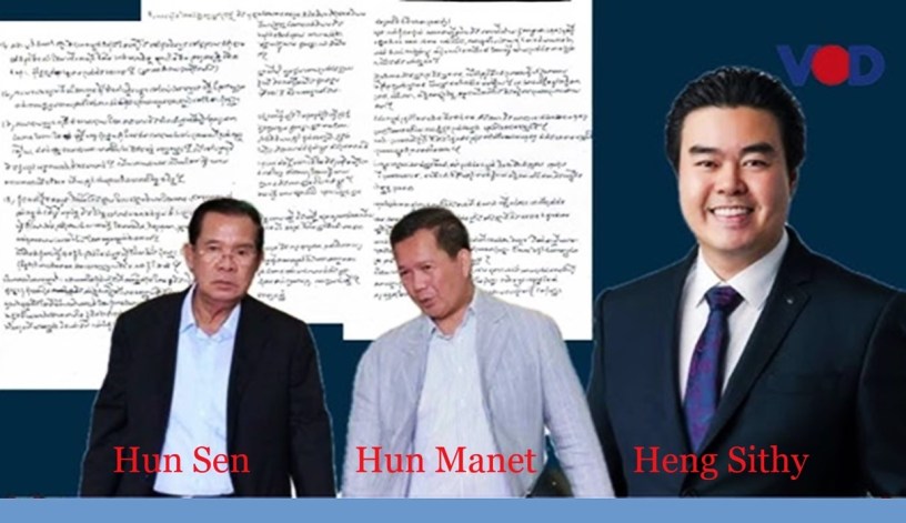 Photo of Hun Sen - Hun Manet - Heng Sithy